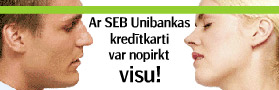 SEB Unibankas reklāma